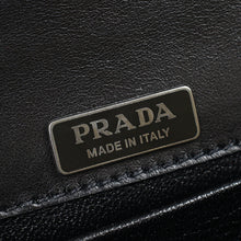 Prada Black Cahier Studded Shoulder Bag