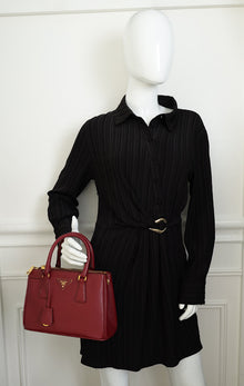 Prada Cerise Galleria Tote Small Bag