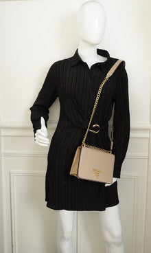Prada Cammeo Lux Flap Chain Shoulder Bag