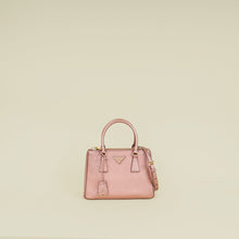 Prada Metallic Rose Galleria Small Tote Bag