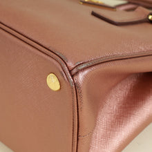 Prada Metallic Rose Galleria Small Tote Bag
