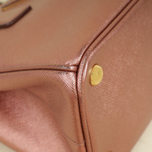 Prada Metallic Rose Galleria Small Tote Bag