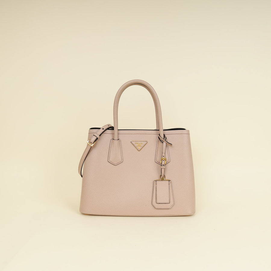 Prada Sand Beige Double bag