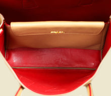 Prada Caramel Cuir Double Handle Large Bag