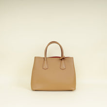 Prada Caramel Cuir Double Handle Large Bag