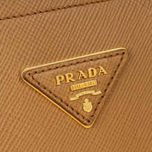 Prada Caramel Cuir Double Handle Large Bag