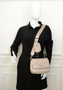 Prada Blush System Nappa Patchwork Bag