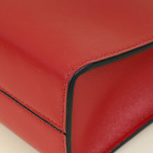 Prada Red Logo Drill Tote Bag