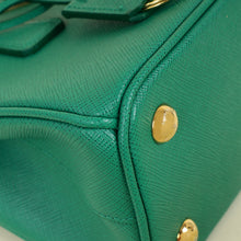 Prada Mango Green Galleria Small Tote Bag