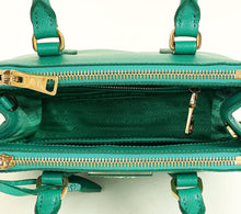 Prada Mango Green Galleria Small Tote Bag