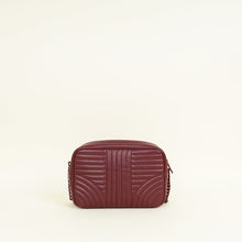 Prada Burgundy Diagramme Soft Calf Camera Bag