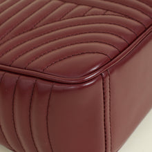 Prada Burgundy Diagramme Soft Calf Camera Bag