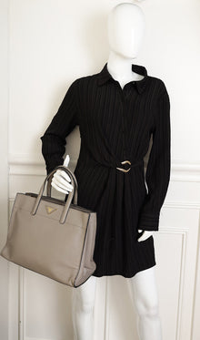 Prada Grey Soft Convertible Bag