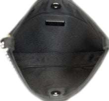 Prada Black Metal Crystal-Embellished Satin Cleo Bag