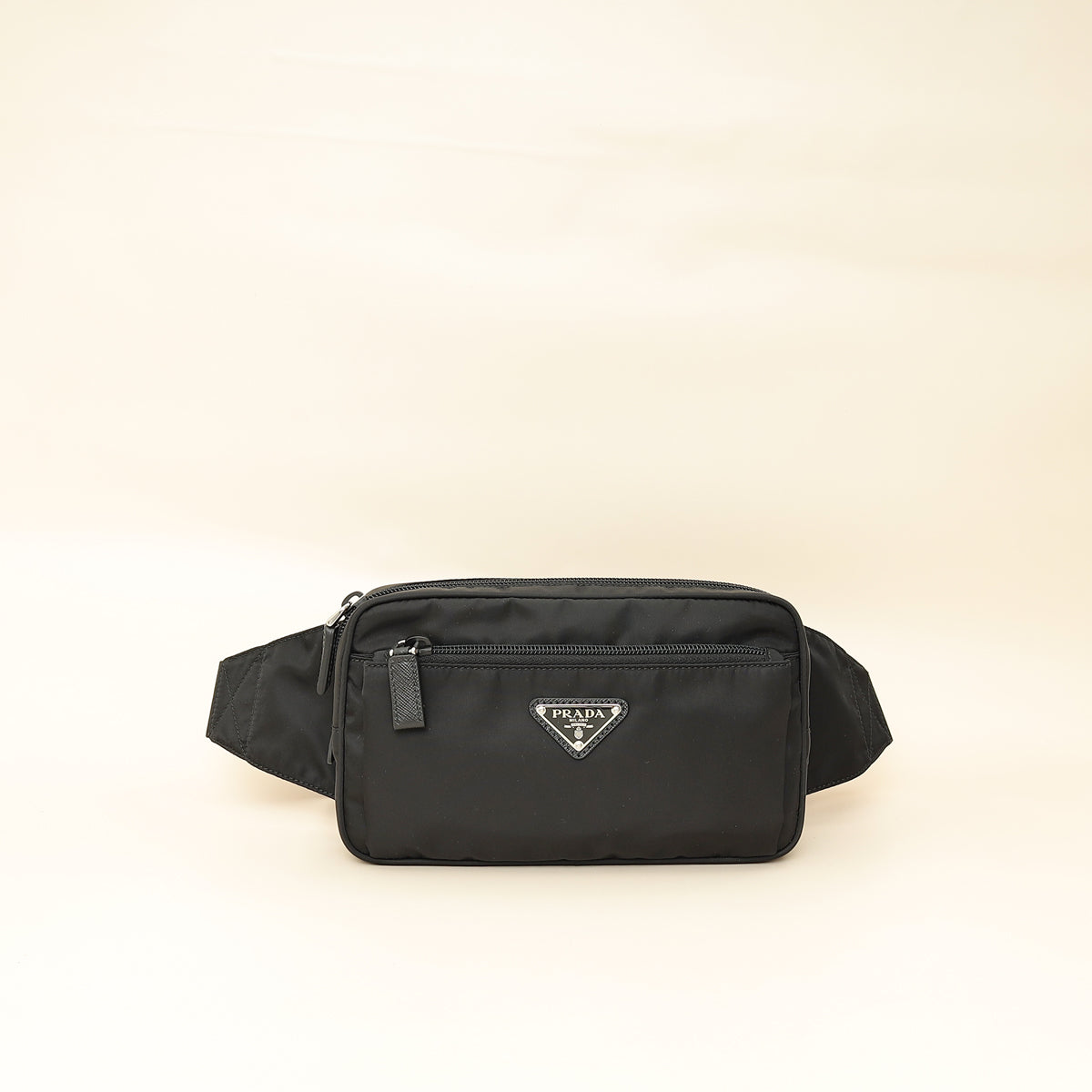 Prada Black Re-Nylon Belt Bag