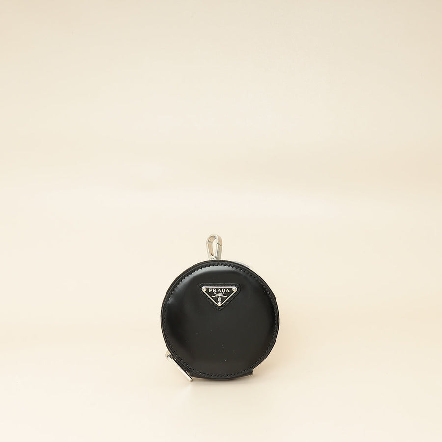 Prada Black Mini Round Pouch