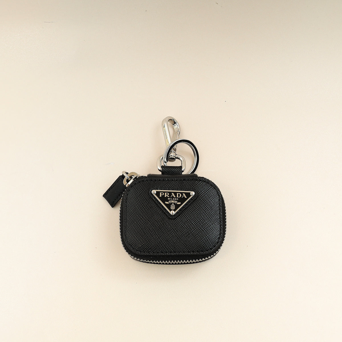 Prada Black Coin Holder Bag Charm