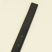 Prada Black Triangle Logo Buckle Belt 34