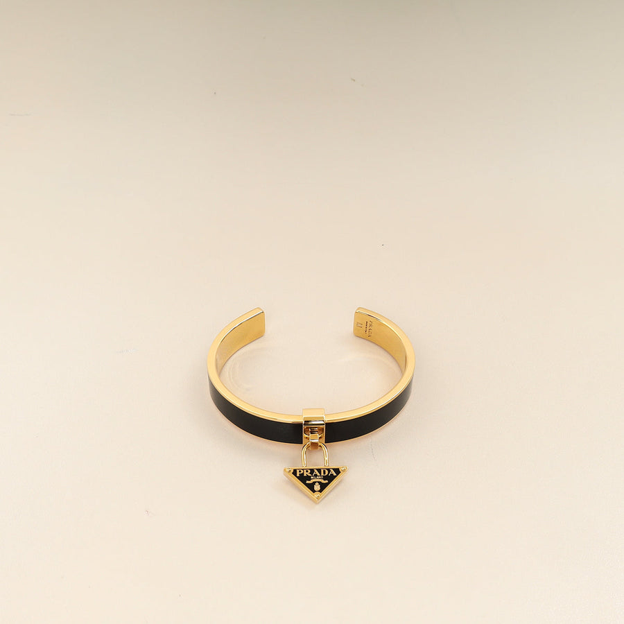 Prada Black Metal Bracelet