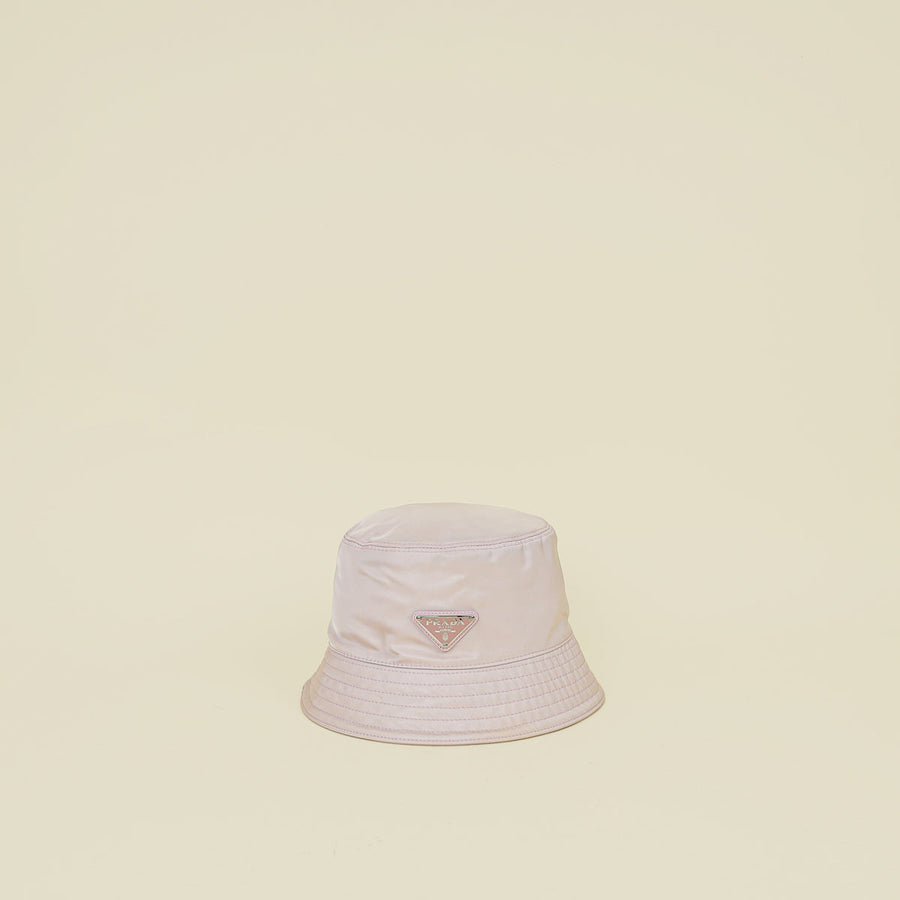 Prada Light Pink Re-Nylon Bucket Hat