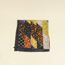 Prada Black Multicolor Printed Silk Scarf 90