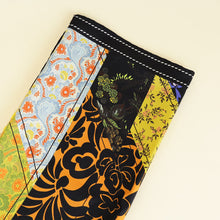 Prada Black Multicolor Printed Silk Scarf 90