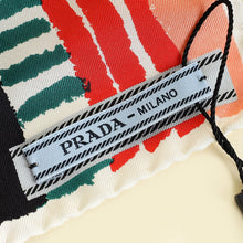 Prada Multicolor Printed Silk Scarf 90
