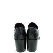 Prada Black Brushed Heeled Loafers 36.5