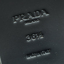 Prada Black Brushed Heeled Loafers 36.5