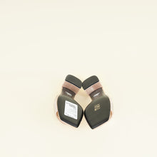 Prada Pink Nude Logo Crystal Slide Sandal 37.5