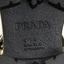Prada Black Rubber Monolith Sandals 37