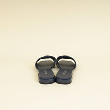 Prada Navy Blue Logo Slide Sandal 38