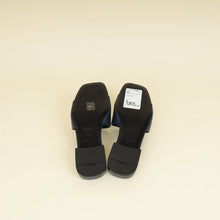 Prada Navy Blue Logo Slide Sandal 38