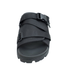 Prada Black Re-Nylon Buckle Slide Sandal 6