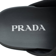 Prada Black Re-Nylon Buckle Slide Sandal 6
