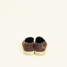 Prada Chocolate Logo Suede Loafer 10