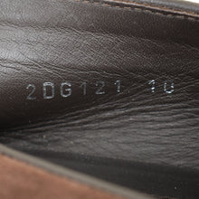 Prada Chocolate Logo Suede Loafer 10