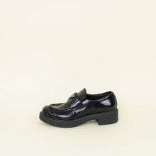 Prada Black Chocolate Brushed Loafers 36.5