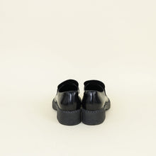Prada Black Chocolate Brushed Loafers 36.5