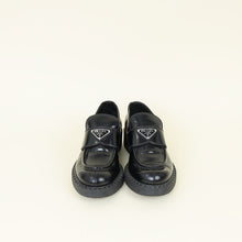 Prada Black Chocolate Brushed Loafers 36.5