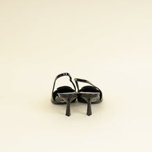 Prada Black Triangle Logo Slingback 55mm Pumps