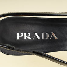 Prada Black Triangle Logo Slingback 55mm Pumps