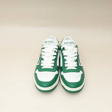 Prada Bicolor Downtown Perforated Sneakers 37.5