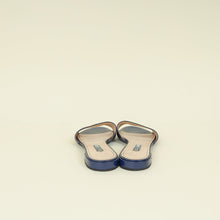 Prada Blue Logo Slide Flat Sandal 39