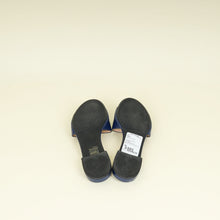 Prada Blue Logo Slide Flat Sandal 39