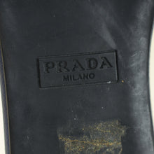 Prada Blue Logo Slide Flat Sandal 39