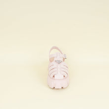 Prada Pale Pink Logo Foam Rubber Sandal 40