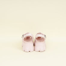 Prada Pale Pink Logo Foam Rubber Sandal 40