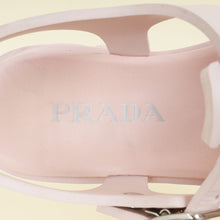 Prada Pale Pink Logo Foam Rubber Sandal 40