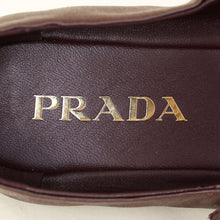Prada Bordeaux Satin Ballerina Flats 40